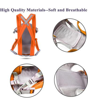 Xiuyer Ergonomic Breathable Baby Sling Carrier - 3-in-1 Front and Back Adjustable Infant Carrier in Orange for Newborns, Infants & Toddlers - Buy Online on GoSupps.com