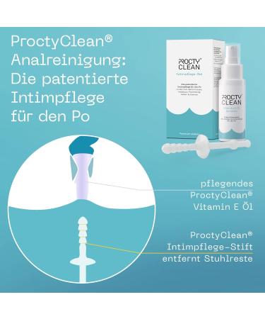 ProctyClean Intimate Care Set: Patented Relief for Hemorrhoids & Anal Fissures | Soothing Care for Men & Women - Buy Online on GoSupps.com