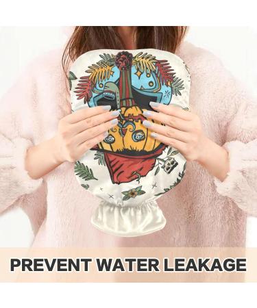 NAANLE Halloween Pumpkin Hot Water Bottle | 2L Transparent Hand & Foot Warmer | Pain Relief & Cold Therapy - Buy Online on GoSupps.com