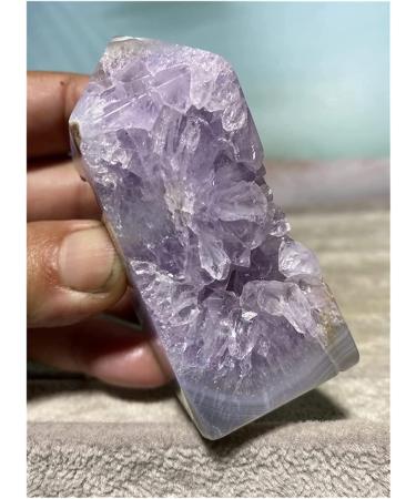 Amethyst Rough Stone Tower Amethyst Stones Natural Reiki Quartz Crystal Cluster Specimen Wicca Gift Geode Wand Home Crafts Decoration - Buy Online on GoSupps.com