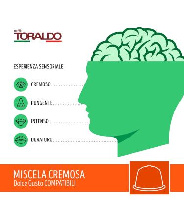 Toraldo Coffee CAFF TORALDO Dolce Gusto* compatible capsules 100 units creamy mixture Creamy mixture 100 Unit Confezione da 1 - Buy Online on GoSupps.com