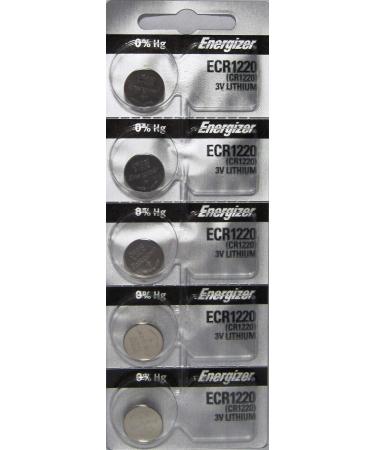 Energizer CR1220 Low Drain 3V lithuim Battery (pack of 5)