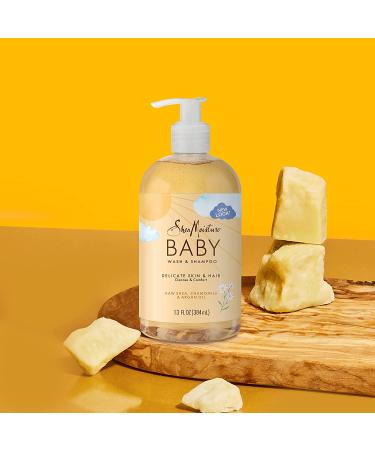 SheaMoisture Baby Wash & Shampoo with Raw Shea, Chamomile, Argan Oil - 13 oz - Buy Online on GoSupps.com