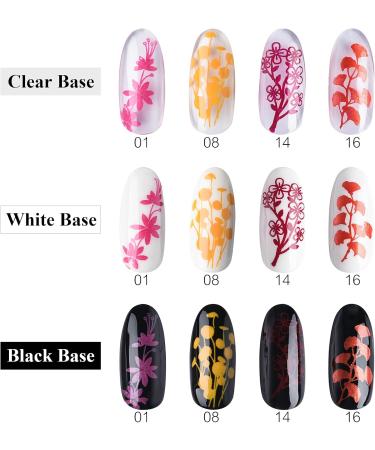 4 Colors Nail Polish Set Stamping Polish Detailed Painting Plastic Bottle Colourful Pigment Nail Art DIY Manicure Design Drawing Tool 10ml (4P-11) - Buy Online on GoSupps.com