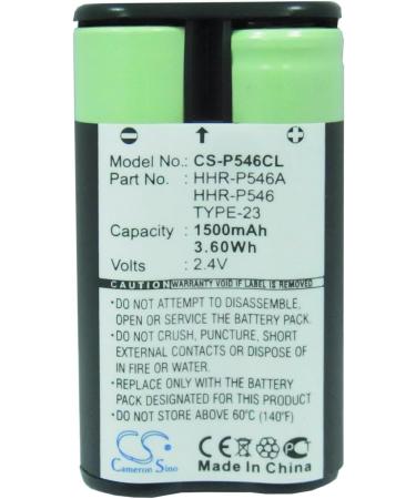 2.4V High-Performance Replacement Battery for GE TL96511 TL26511 & PC615 - 1500mAh | International Shipping - Buy Online on GoSupps.com