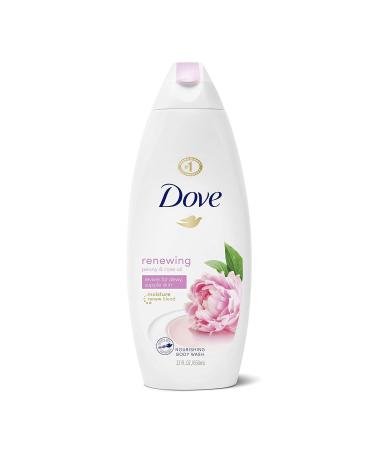 Dove Sulfate-Free Body Wash with Peony and Rose Oil, 100% Gentle Cleansers, Nourishing Skin Care - 22 Fl Oz x 4 - Buy Online on GoSupps.com