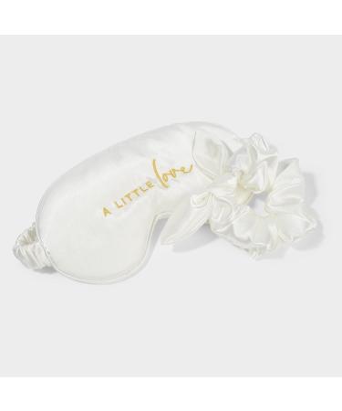 Katie Loxton A Little Love Silky Scrunchie & Eye Mask Set - Beautifully Boxed White | Premium International Shipping - Buy Online on GoSupps.com