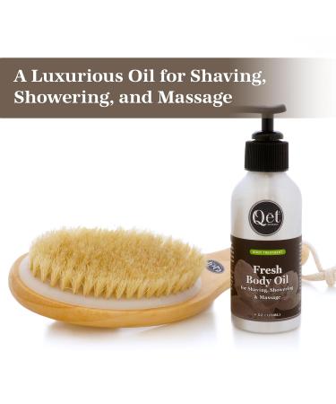 Fresh Body Oil for Shaving Showering & Massage - Buy Online on GoSupps.com