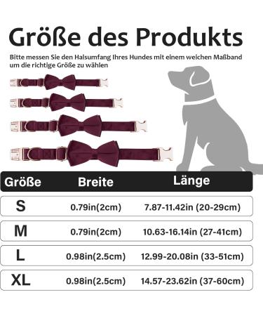 Shop Asvin Velvety Dog Collar with Removable Fly | Soft & Comfortable Multicolored Collar for Weddings & Parties - International Shipping - Buy Online on GoSupps.com