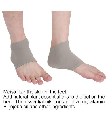 Moisturizing Heel Socks - Skin-Friendly Wear-Resistant Hydrating 2-Part Design for Dry Skin Care - Buy Online on GoSupps.com