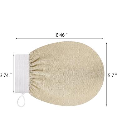 4-Piece Body Exfoliating Gloves Set for Deep Scrubbing and Dead Skin Removal in Shower - Buy Online on GoSupps.com