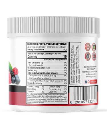 AKI Natural 4-Berry Blend Powder (5.29 Oz/150Gr) | Rich in Antioxidants | Sugar-Free Coloring for Smoothies, Ice Cream, Popsicles, Yogurt - Buy Online on GoSupps.com