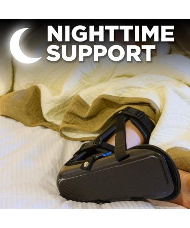 BraceAbility Sleeping Stretch Boot - Plantar Fasciitis Night Splint for Achilles Tendonitis, Calf Stretching, Heel & Arch Pain Relief (Large) - Buy Online on GoSupps.com