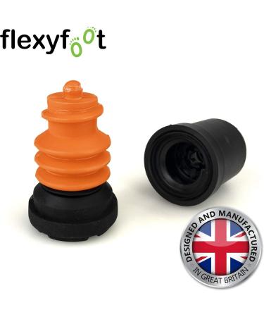 Flexyfoot 19mm Shock Absorbing Walking Stick Ferrule - Black (1 Pack) - Buy Online on GoSupps.com