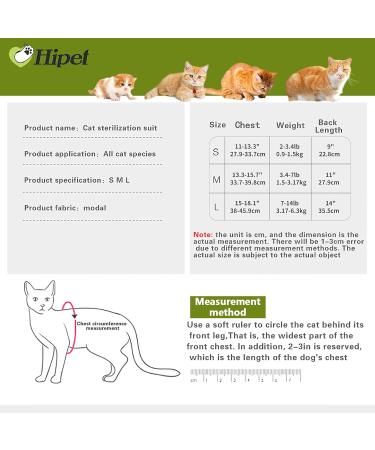 Buy Hipet Cat Surgical Recovery Suit - Anti-Licking Onesie for Abdominal Wounds | Replacement E-Collar | Pink (L) - International Shipping Available - Buy Online on GoSupps.com