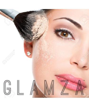 Glamza Black and Rose Gold Fan Highlight Brush Face Body Contour Blending Contouring - Buy Online on GoSupps.com