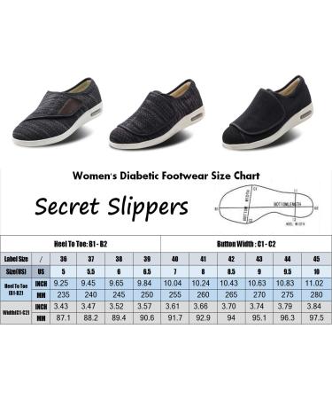 Women's Arch Support Walking Shoes with Adjustable Closure - Extra Wide Width Orthopedic Sneakers for Diabetic Foot Pain Relief | 8 Wide Gray - Buy Online on GoSupps.com