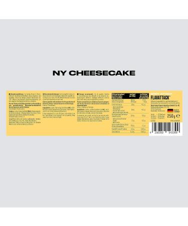 Buy Body Attack Flavattack NY Cheesecake Powder - 250g | Gluten-Free Palm Oil-Free Aspartame-Free | Ideal for Baking & Beverages - International Shipping Available - Buy Online on GoSupps.com