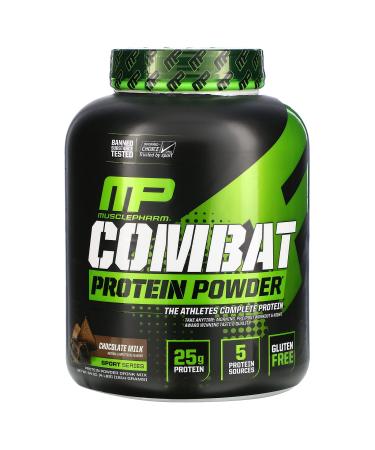 Muscle Pharm Sport Series Combat Powder, Chocolate Chocolate Milk