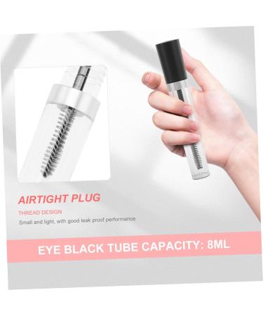 Healeved 8 Sets Refillable Eyelash Cream Bottle Mascara Tubes Empty Clear Mascara for Eyelashes Plastic - Buy Online on GoSupps.com
