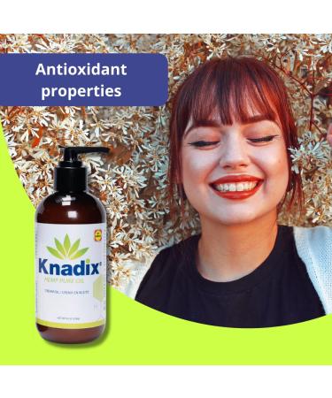 Knadix Hemp Oil Cream Pack of 2 - 8oz each - Sensitive Skin Formula for Inflammation & Pain Relief - Moisturizing and Emollient - Buy Online on GoSupps.com