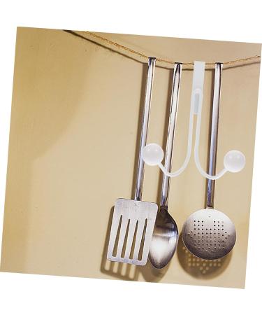 FELTECHELECTR 2pcs Double Hook Hooks Clothes Hangers Over Door Towel Rack Door Hook Hanger Coat Hook Multifunction 14x9cm White - Buy Online on GoSupps.com