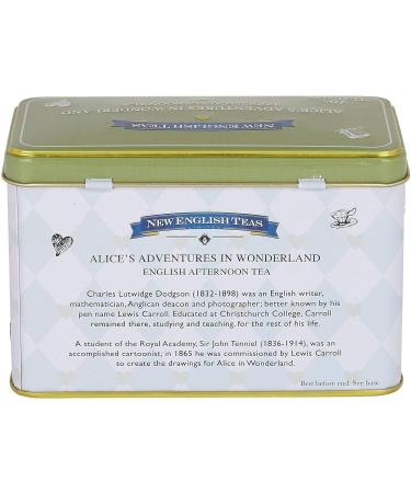New English Teas Alice in Wonderland Tea Tin with 40 English Afternoon teabags - Buy Online on GoSupps.com
