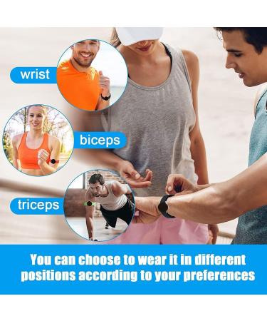 Carriere 4 Pack Adjustable Heart Rate Monitor Bracelets - Fit 14.2 Inch - International Shipping Available - Buy Online on GoSupps.com
