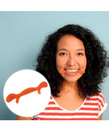 Gatuida Serrage-bouche en Silicone Orange pour Exercice Facial Correcteur de Sourire Portable Affineur de Bouche et Entra neur de Muscles Faciaux pour Entra nement Oral et Am lioration - Buy Online on GoSupps.com