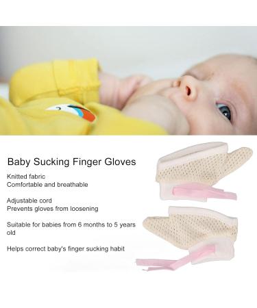 Thumb Sucking Prevention: Adjustable Baby Suction Finger Gloves - Soft Breathable Protection for Infants & Toddlers - Buy Online on GoSupps.com