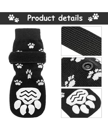 6PCS Anti Slip Dog Socks Pet Socks Dog Boots Dog Paw Winter Protector Traction Control Dog Socks with Grip Dog Grip Socks Indoor Rubber Dog Socks Dog Anti Slip (7.28" X 2.95"(LxW))(L) - Buy Online on GoSupps.com