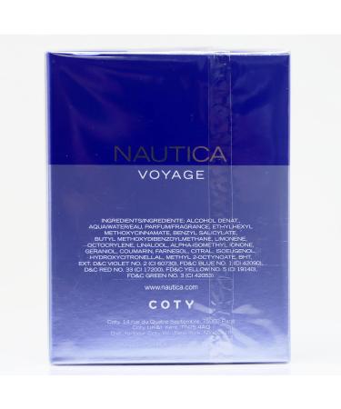 Nautica Voyage by Nautica Eau de Toilette Spray for Men 3.4oz - Pack of 1 | Long-lasting Fresh Wood Scent - Buy Online on GoSupps.com