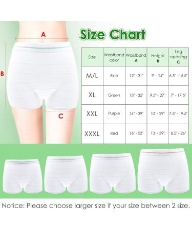 HANSILK Women's Seamless Postpartum Disposable Underwear 3 PCS - High Waist C-Section Recovery Maternity Underwear, Breathable Comfort, 3XL White - Buy Online on GoSupps.com