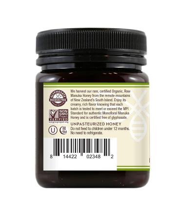 Wedderspoon Organic Raw Manuka Honey KFactor 16 - 8.8 oz (250g) | Premium All-Natural Health Benefits - Buy Online on GoSupps.com