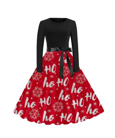 Christmas sweater dress pullover dress casual hoodover party dress Christmas dress christicas dress sweatshirt long-sleeved shirt winter dress party dress a-line dress dress dress dress festival party dress hot rosa l