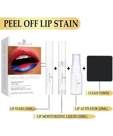 SHEEYOON Peel Off Lip Stain - Long Lasting Waterproof Matte Lip Tint in Red-Brown - Buy Online on GoSupps.com