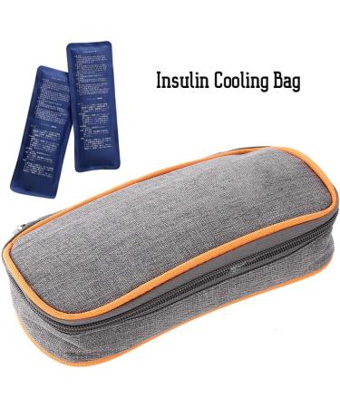 Portable Insulin Cooler Protector Bag - Orange | Insulation Cooling Case - Buy Online on GoSupps.com