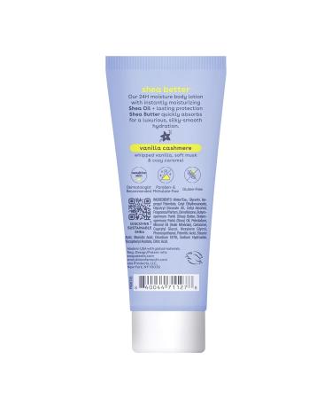 eos 24H Moisture Travel Body Lotion- Vanilla Cashmere Travel Size Essential Toiletries Mini Body Lotion For Dry Skin 2.5 fl oz Vanilla Cashmere 2.5 Fl Oz (Pack of 1) - Buy Online on GoSupps.com