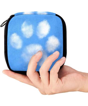 GIAPB Period Bag Sanitary Napkin Holder | Period Makeup Pouch | Paw Blue | 3292 - Buy Online on GoSupps.com