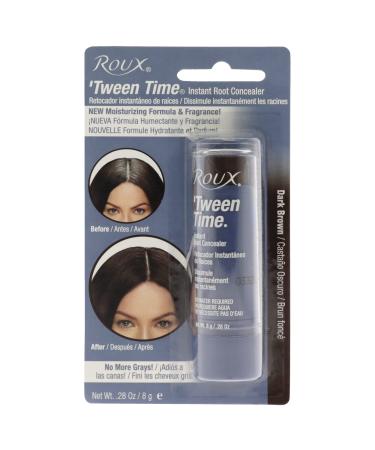 Roux Tween Time Instant Root Concealer Stick - Dark Brown Concealer Unisex 0.28 oz