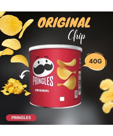 Pringles Crisps Pop & Go Travel Tin Pick N Mix - Create Custom Tin-Pack Combo with 4 Flavours | Original Salt Vinegar Sour Cream Onion Texas Barbecue General-Pringles 40g | Pack of 12 (3 of Each) 40 g (Pack of 12) - Buy Online on GoSupps.com