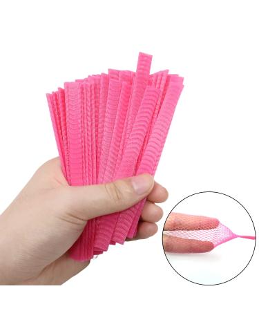 Honbay 100PCS Makeup Brush Protector | Reusable Expandable Mesh Covers for Brushes & Handbag Tassels (Pink) - International Shipping Available - Buy Online on GoSupps.com