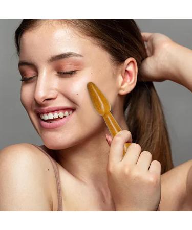 Ruwshuuk Wooden Massage Device | Body Shape Tools Portable Roller & Scratch Massager for Relaxing Facials - Buy Online on GoSupps.com