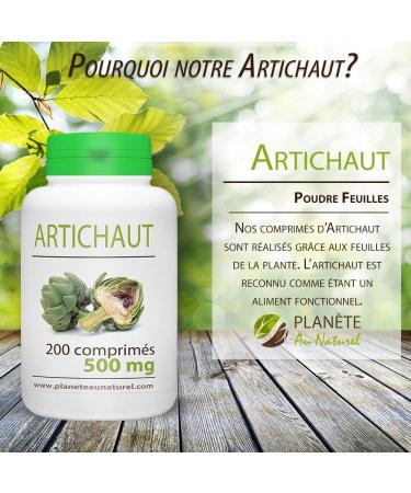 Artichoke - 500 mg - 200 tablets - Buy Online on GoSupps.com