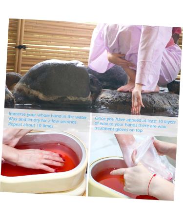Beavorty 1 Pair waxing gloves Paraffin Manicure Mitt Dry Skins hand mitts wax warmer gloves nail tech accessories Cloth Mitts Paraffin Heated SPA Mittens heater thicken towel 27.5X24.5cm Red - Buy Online on GoSupps.com