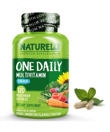 NATURELO One Daily Multivitamin for Men 120 Vegetarian Capsules