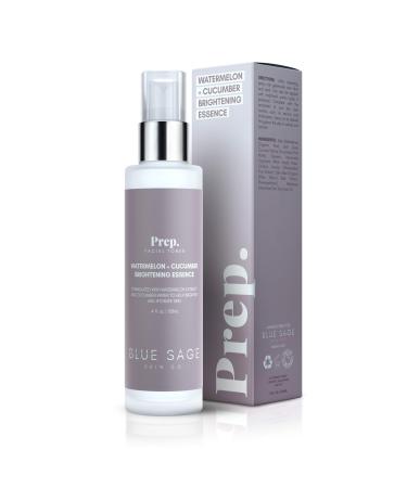 Blue Sage Watermelon + Cucumber Brightening Essence Facial Toner | Natural Face Mist with Witch Hazel to Even Complexion and Prepare Skin