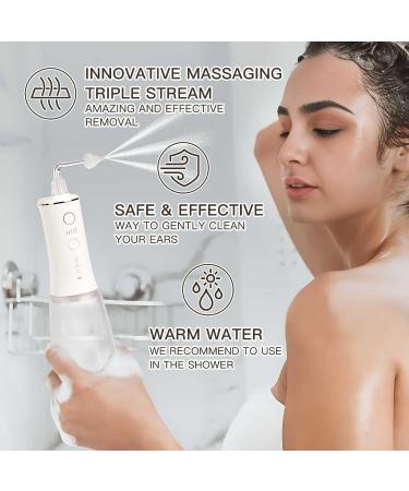 Water Powered Ear Cleaner Kit - Safe & Effective Ear Wax Removal with 9 Tips, Electric Triple Jet Stream, 3 Pressure Settings, USB Rechargeable - IP7 Water Resistant - Buy Online on GoSupps.com