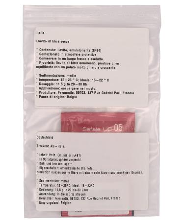 Buy Fermentis Beer Yeast US-05 W-34/70 S-33 & S-23 - Top & Bottom Fermenting Yeasts for Brewing | International Shipping - Buy Online on GoSupps.com