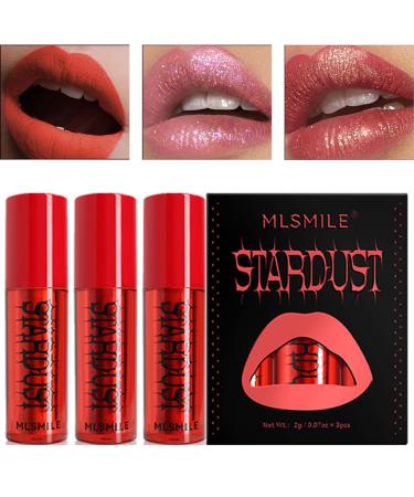 Generisch Women's Lipstick Set - Versatile Liquid Lip Gloss - Innovative Liquid Lipstick Kit for Lips Cheeks and Eyes